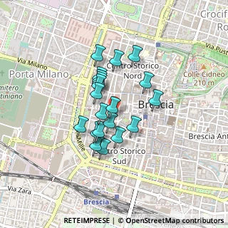 Mappa Via Fratelli Cairoli, 25121 Brescia BS, Italia (0.3165)