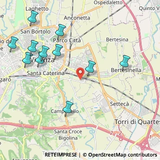 Mappa Strada del Megiaro, 36100 Vicenza VI, Italia (2.50364)