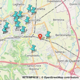 Mappa Strada del Megiaro, 36100 Vicenza VI, Italia (2.85692)