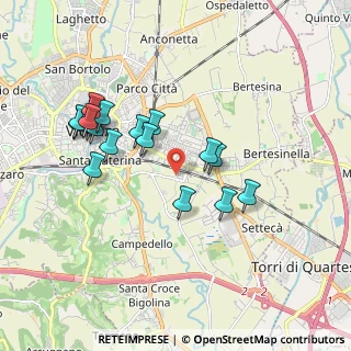 Mappa Strada del Megiaro, 36100 Vicenza VI, Italia (1.849)