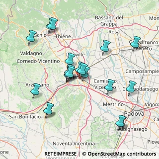 Mappa Strada del Megiaro, 36100 Vicenza VI, Italia (15.142)