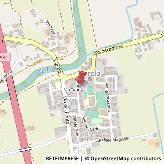 Mappa Via Torino, 17, 36040 Torri di Quartesolo, Vicenza (Veneto)