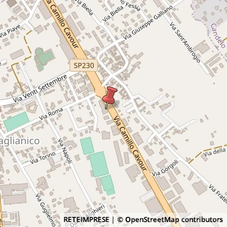 Mappa Via Camillo Cavour, 30, 13894 Gaglianico, Biella (Piemonte)