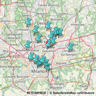 Mappa Via Zara, 20099 Sesto San Giovanni MI, Italia (6.10526)