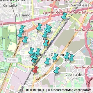 Mappa Via Zara, 20099 Sesto San Giovanni MI, Italia (0.9495)
