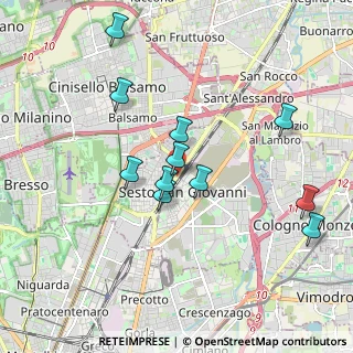 Mappa Via Zara, 20099 Sesto San Giovanni MI, Italia (1.77455)