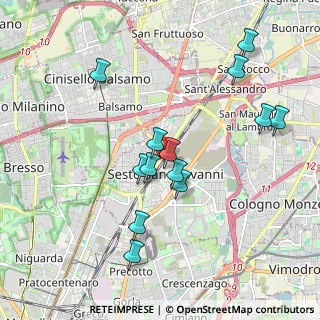 Mappa Via Zara, 20099 Sesto San Giovanni MI, Italia (1.86385)