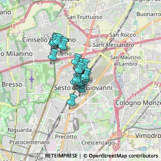 Mappa Via Zara, 20099 Sesto San Giovanni MI, Italia (1.0875)