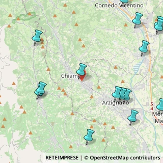 Mappa Via Alcide De Gasperi, 36072 Chiampo VI, Italia (6.53875)