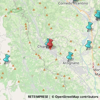 Mappa Via Alcide De Gasperi, 36072 Chiampo VI, Italia (6.64364)