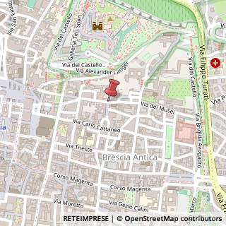 Mappa Via dei Musei,  34, 25121 Brescia, Brescia (Lombardia)