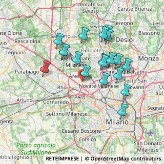 Mappa Via Luino, 20021 Bollate MI, Italia (6.98842)