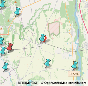 Mappa Via Lenta, 13040 Rovasenda VC, Italia (7.4825)