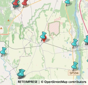 Mappa Via Lenta, 13040 Rovasenda VC, Italia (7.3835)