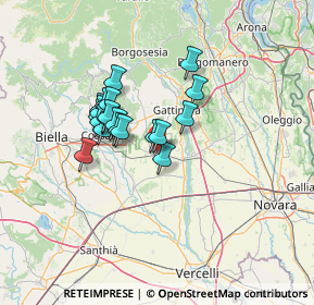 Mappa Via Lenta, 13040 Rovasenda VC, Italia (10.2105)