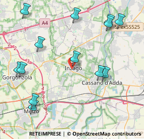 Mappa 20065 Inzago MI, Italia (5.06)