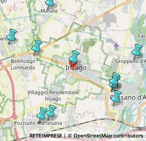 Mappa Via Luigi Marchesi, 20065 Inzago MI, Italia (2.63818)