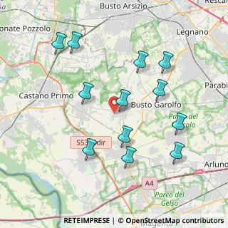 Mappa Via delle Vittorie, 20020 Arconate MI, Italia (3.99333)