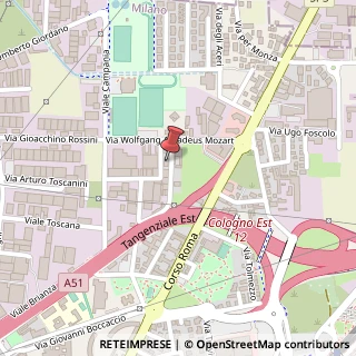 Mappa Via Giuseppe Giacosa, 11, 20093 Cologno Monzese, Milano (Lombardia)