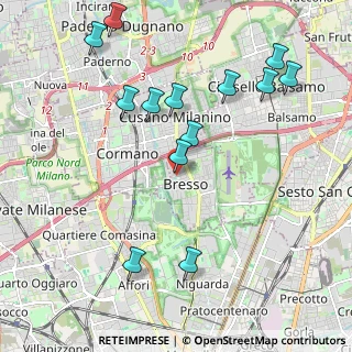 Mappa Via Edmondo de Amicis, 20091 Bresso MI, Italia (2.26615)