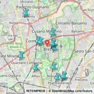 Mappa Via Edmondo de Amicis, 20091 Bresso MI, Italia (1.95692)