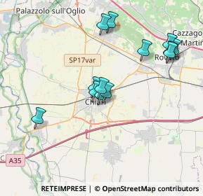 Mappa SP ex Strada Statale, 25032 Chiari BS, Italia (3.48923)