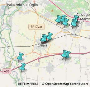 Mappa SP ex Strada Statale, 25032 Chiari BS, Italia (3.85867)
