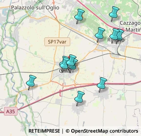 Mappa SP ex Strada Statale, 25032 Chiari BS, Italia (3.6075)