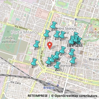 Mappa Brescia, 25122 Brescia BS, Italia (0.414)