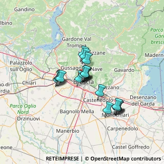 Mappa Brescia, 25122 Brescia BS, Italia (9.7695)