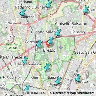 Mappa Via Francesco Lurani, 20091 Bresso MI, Italia (2.78545)