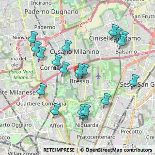 Mappa Via Francesco Lurani, 20091 Bresso MI, Italia (2.0675)