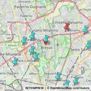 Mappa Via Francesco Lurani, 20091 Bresso MI, Italia (2.79667)