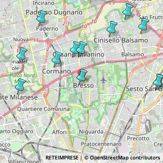 Mappa Via Francesco Lurani, 20091 Bresso MI, Italia (2.78667)
