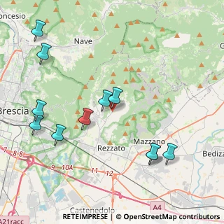 Mappa Via Marconi, 25082 Botticino BS, Italia (4.65818)