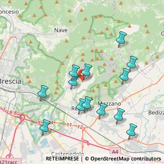 Mappa Via Marconi, 25082 Botticino BS, Italia (4.12615)