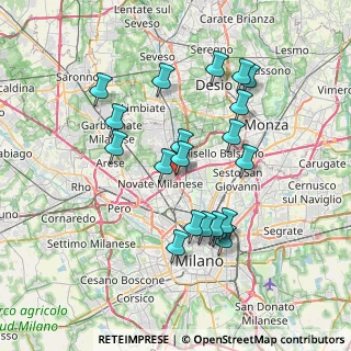 Mappa C.C. Cormano - Via Gramsci ang. SS dei Giovi, 20032 Cormano MI, Italia (6.9535)