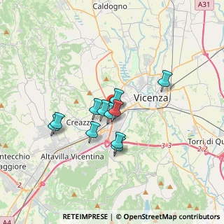 Mappa Via Enrico Fermi, 36100 Vicenza VI, Italia (2.57636)