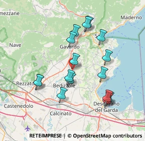 Mappa Via Giosuè Carducci, 25080 Calvagese della Riviera BS, Italia (7.1075)