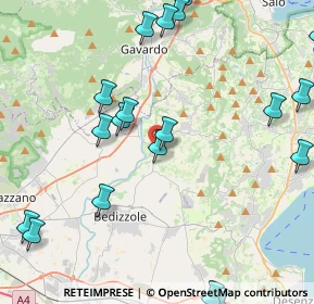 Mappa Via Giosuè Carducci, 25080 Calvagese della Riviera BS, Italia (5.5415)