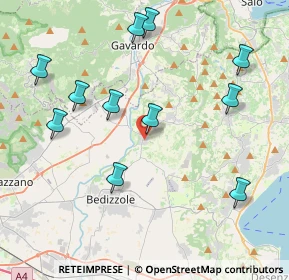 Mappa Via Giosuè Carducci, 25080 Calvagese della Riviera BS, Italia (4.42091)