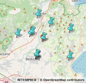 Mappa Via Giosuè Carducci, 25080 Calvagese della Riviera BS, Italia (3.47)