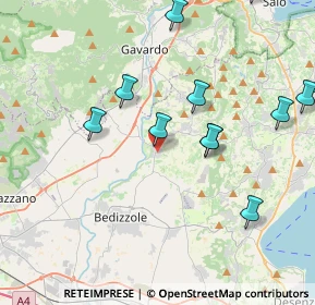 Mappa Via Giosuè Carducci, 25080 Calvagese della Riviera BS, Italia (4.94154)