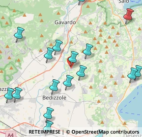 Mappa Via Giosuè Carducci, 25080 Calvagese della Riviera BS, Italia (5.7255)