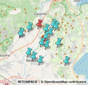 Mappa Via Giosuè Carducci, 25080 Calvagese della Riviera BS, Italia (2.85813)