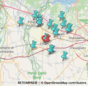 Mappa Via Marconi Guglielmo, 25032 Chiari BS, Italia (6.15667)