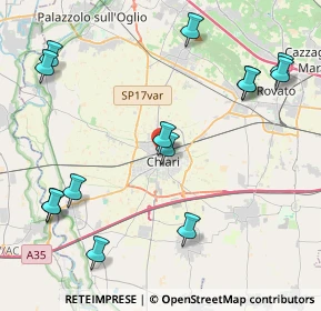 Mappa Via Marconi Guglielmo, 25032 Chiari BS, Italia (5.04643)