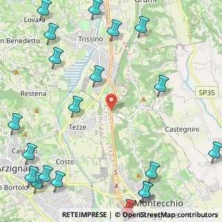 Mappa Via Ghisa, 36075 Montecchio Maggiore VI, Italia (3.413)