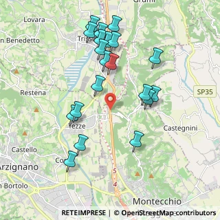 Mappa Via Ghisa, 36075 Montecchio Maggiore VI, Italia (2.007)