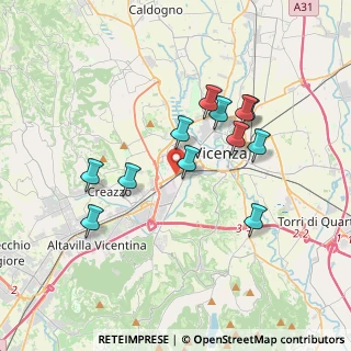 Mappa Viale San Lazzaro, 36100 Vicenza VI, Italia (3.27417)